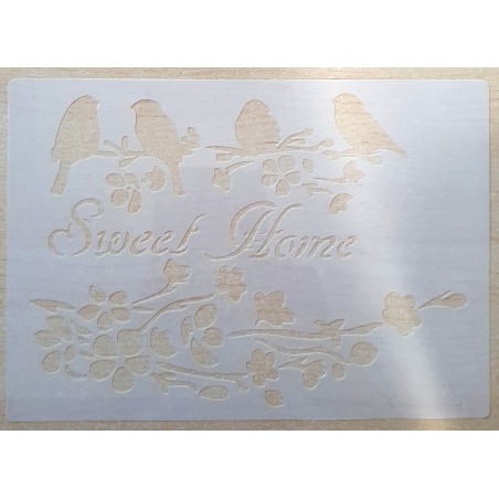 Schablone Sweet Home