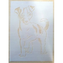 Schablone Hund