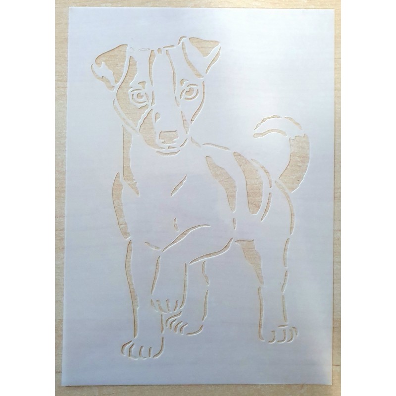 Schablone Hund