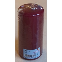 Kerze bordeaux