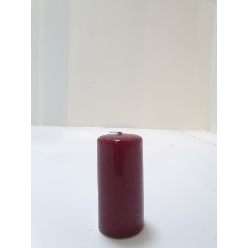 Kerze bordeaux
