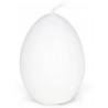 Kerze Eierform weiss