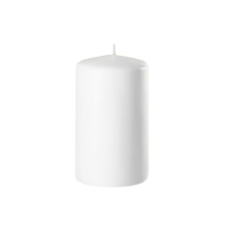Zylinder Kerze weiss