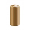 Zylinder Kerze gold