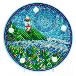 3D Diamant Pixel Nachtlicht Leuchtturm