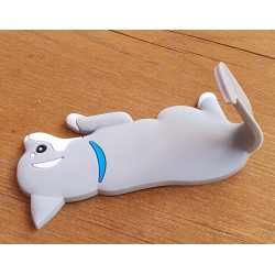 Haken Hund grau