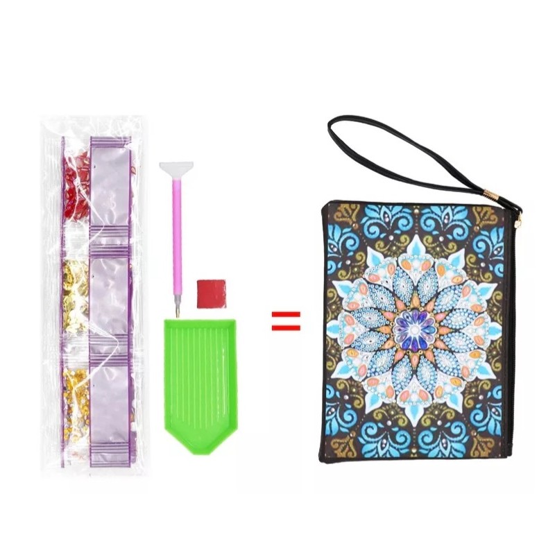 3D Diamant Pixel Tasche Ornament