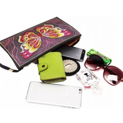 3D Diamant Pixel Tasche Schmetterling