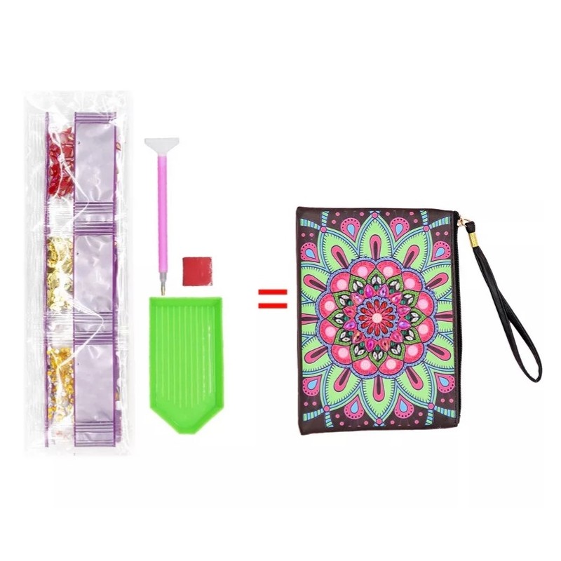 3D Diamant Pixel Tasche Ornament