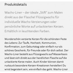 Wachs-Liner hellgrün