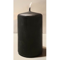 Kerze Übertauchte Stumpen schwarz