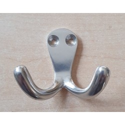 Metall Haken silberfarbig