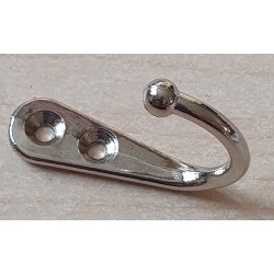 Metall Haken silberfarbig