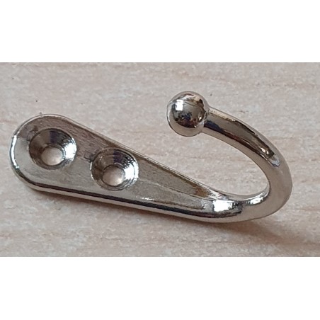Metall Haken silberfarbig