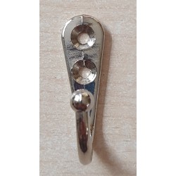 Metall Haken silberfarbig