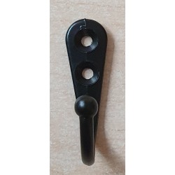 Metall Haken schwarz