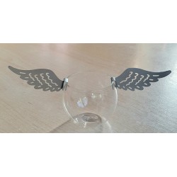 Metall Flügel silber