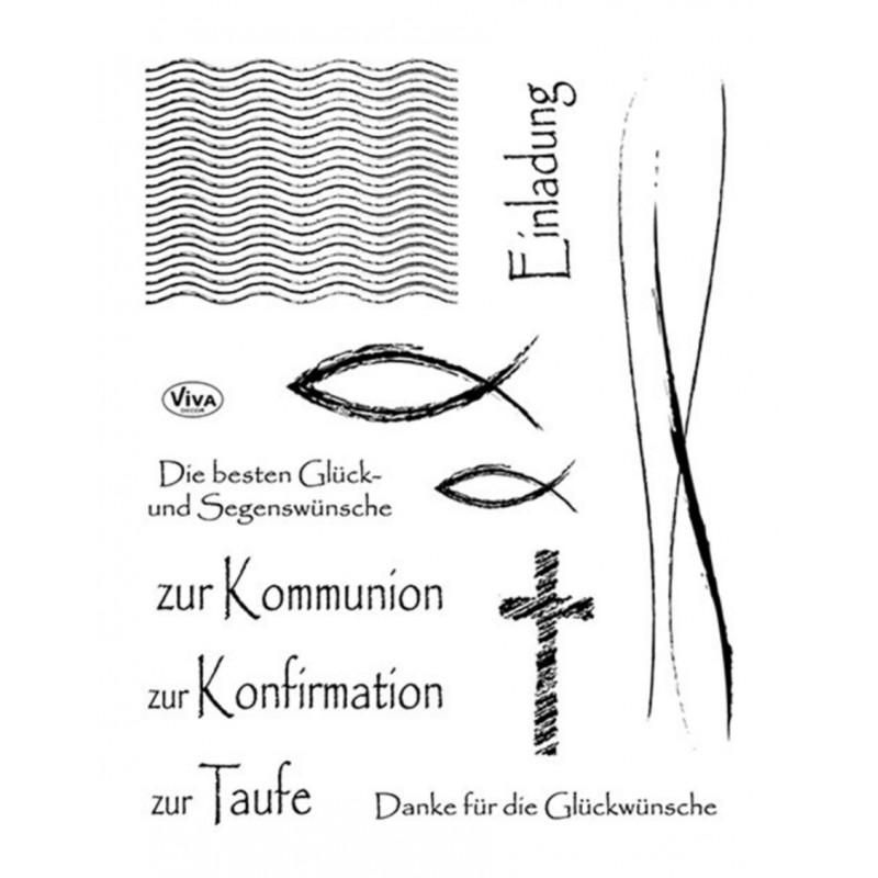 Clear Stamps Kommunion/Konfirmation