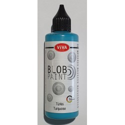 Blob Paint Farbe türkis