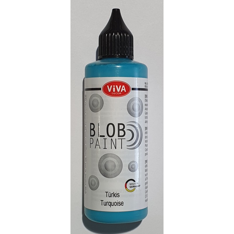 Blob Paint Farbe türkis