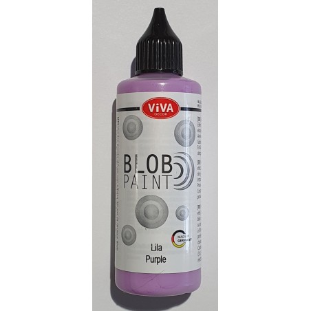 Blob Paint Farbe lila