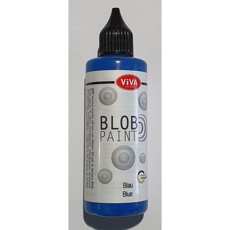 Blob Paint Farbe blau