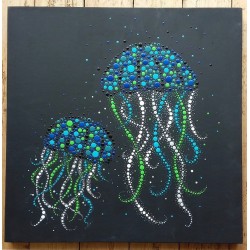 Blob Paint Farbe blau
