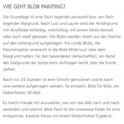 Blob Paint Farbe rosa