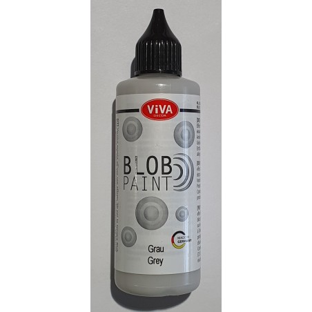 Blob Paint Farbe grau