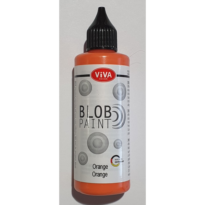 Blob Paint Farbe orange