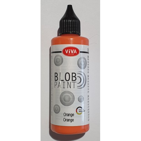 Blob Paint Farbe orange