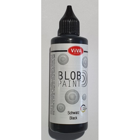 Blob Paint Farbe schwarz