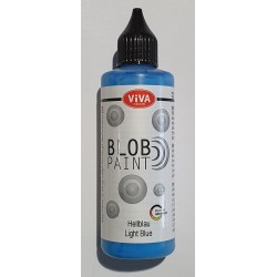 Blob Paint Farbe hellblau