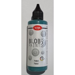 Blob Paint Farbe petrol