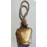 Metall Glocke goldfarbig