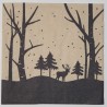Serviette Hirsch