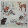 Serviette Waldtiere
