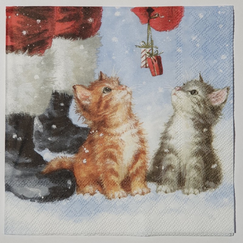 Serviette Katzen