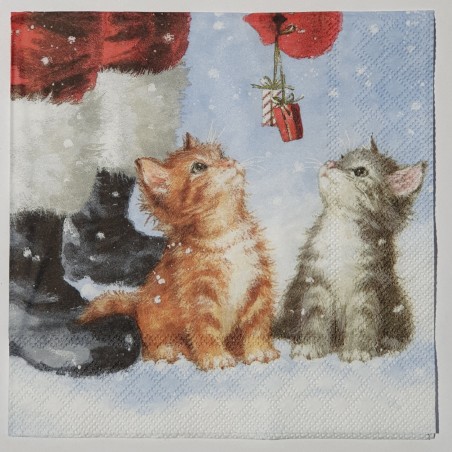 Serviette Katzen