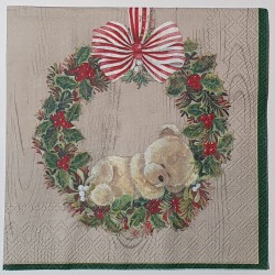 Serviette Teddybär