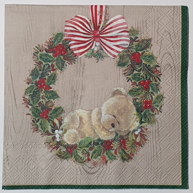 Serviette Teddybär