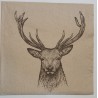 Serviette Hirsch