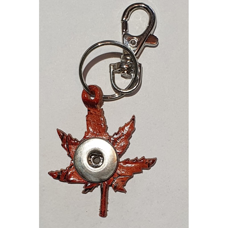 Druckknopf Wechselschmuck Ahornblatt