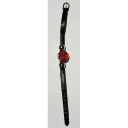 Druckknopf Wechselschmuck Armband schwarz