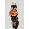 Druckknopf Wechselschmuck Armband weiss