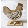 Henne aus Holz