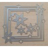 Metall Stanzform Rahmen mit Sterne