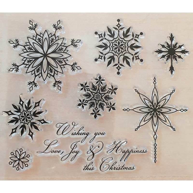 Clear Stamps Schneeflocken