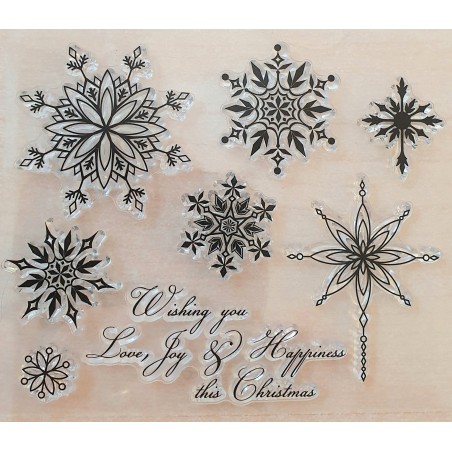 Clear Stamps Schneeflocken