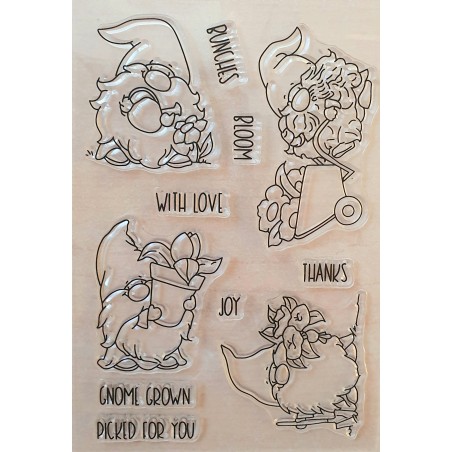 Clear Stamps Wichtel/Blumen